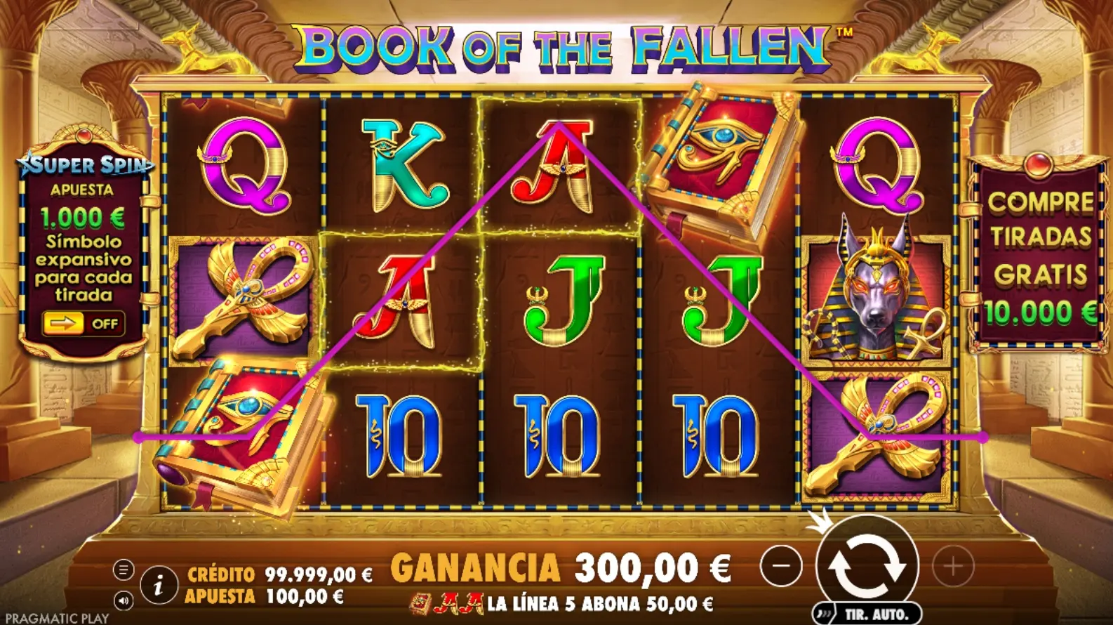Book of the Fallen demo slot 2